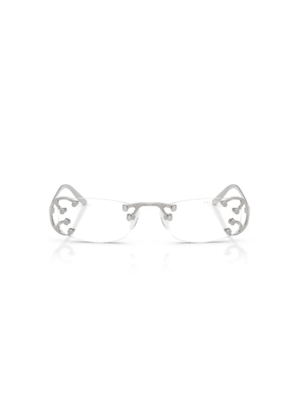New Prada Women's Sunglasses Metal Frame PR C57S 28H08N 52